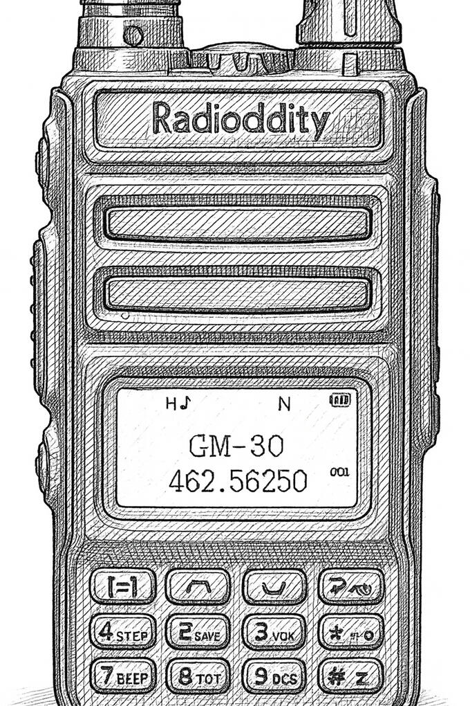Radioddity GM-30 GMRS radio guide