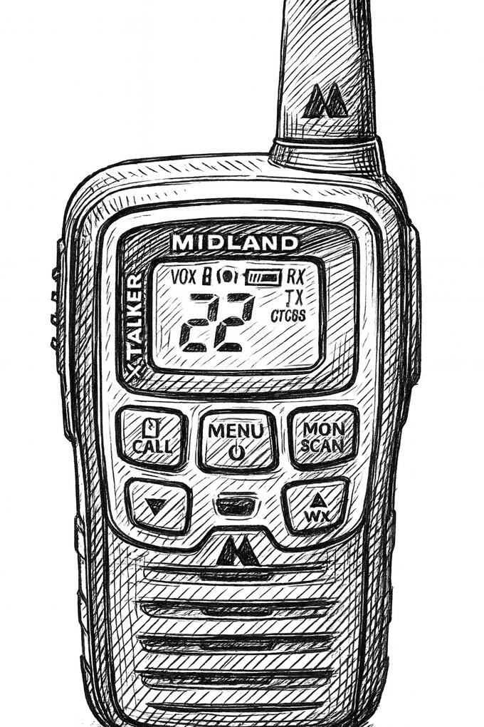 Midland T51VP3 X-Talker radio guide